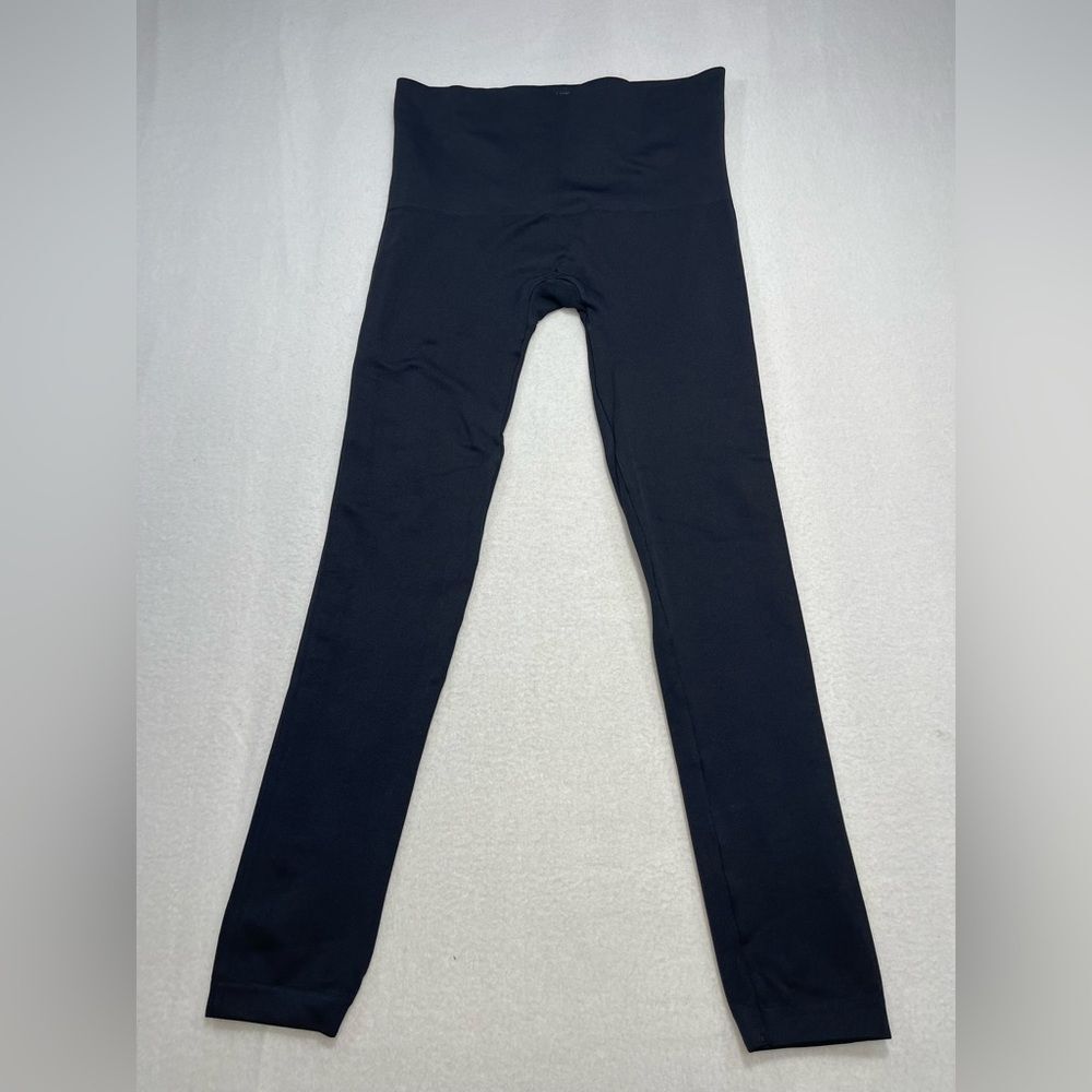 SPANX Look At Me Now Seamless Leggings Black High Rise Shapewear 1X / 1TG - Picture 1 of 5